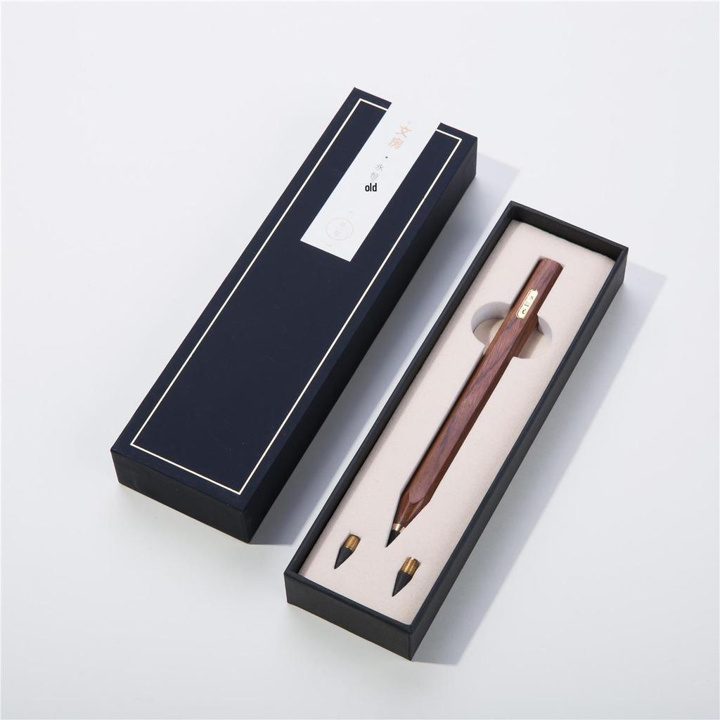 High-Grade Rosewood Eternal Pencil & Signature Pen Gift Set