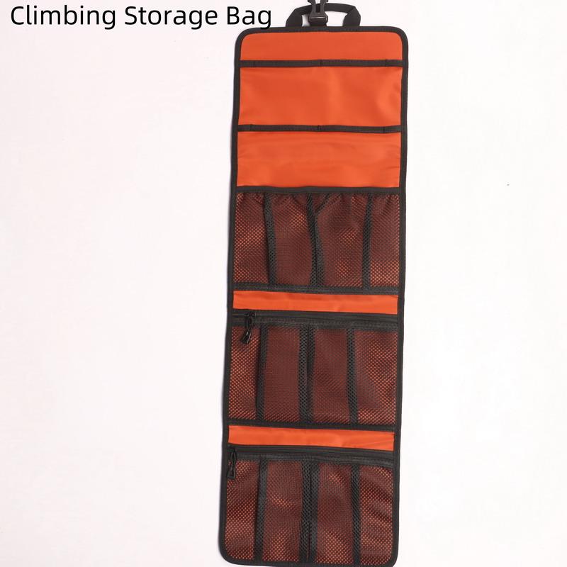 Folding Lightweight Rock Climbing Tree Arborist Caving Quickdraw Sling Carabiner Hook Gear Equipment Collection Gear Arrange Bag