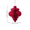 Christmas Honeycomb Ornament Decor Gift Xmas Paper Honeycomb Ornament for Home Festival Car Interior Party Supplies Yard