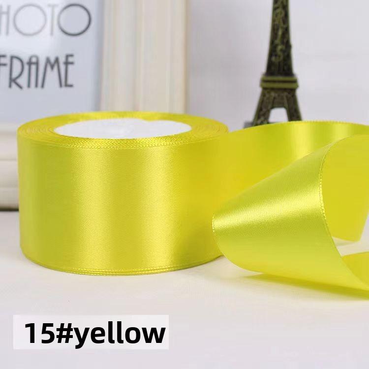 Satin Ribbon For Gift Wrapping And Floral Decoration 5cm Wide Silk Tape For Crafts And Events