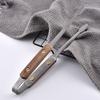 Anti-scalding 304 Stainless Steel BBQ Tongs Anti-slip Barbecue Tool Steak Clip  Home Cooking