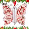 Festliche Partydekoration Weihnachten Bargeldgeschenk-Schmuckstück, Acryl-Schmetterling Geldhalter mit eingebautem?in Innen-Außen-Dekoration Klares Fach, Feiertag