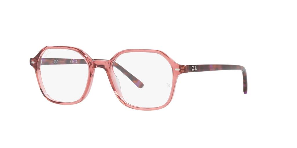 Eyeglasses RX5394 TRANSPARENT PINK 49 JOHN 8229 [Ray-Ban] (Pink)
