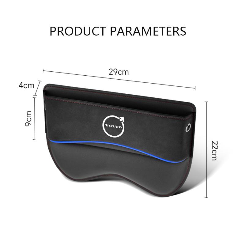 Auto Sitz Spalt Aufbewahrungsbox Lücke Schlitz Organizer Für Volvo XC40 XC60 XC70 XC90 V40 V50 V60 V90 S40 S60 S80 S90 Auto Zubehör