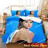 Top Sexy Selena Gomez Bedding Set Printed Single Comforter Quilt Bed Cover Duvet Cover Pillow Case 3 Pieces Sets Kids Adult Size