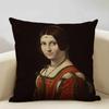 Four Seasons General World Famous Paintings Decorative Throw Pillow Case 45x45cm Cushion Cover for Living Room Sofa