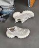 Mesh Breathable Dad Shoes Women's 2025 Autumn New Thick-soled Heightening Sports and Leisure Shoes Versatile Running Shoes Fashion