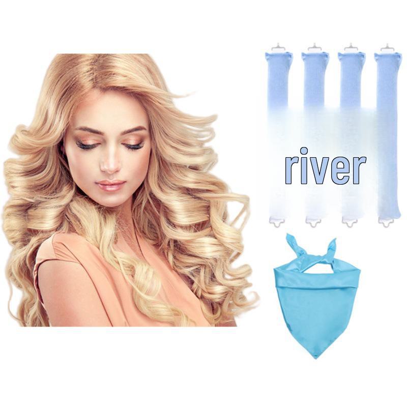 Heat-Free Curling Iron: Effortless Big Wave Curler for European & American Styles