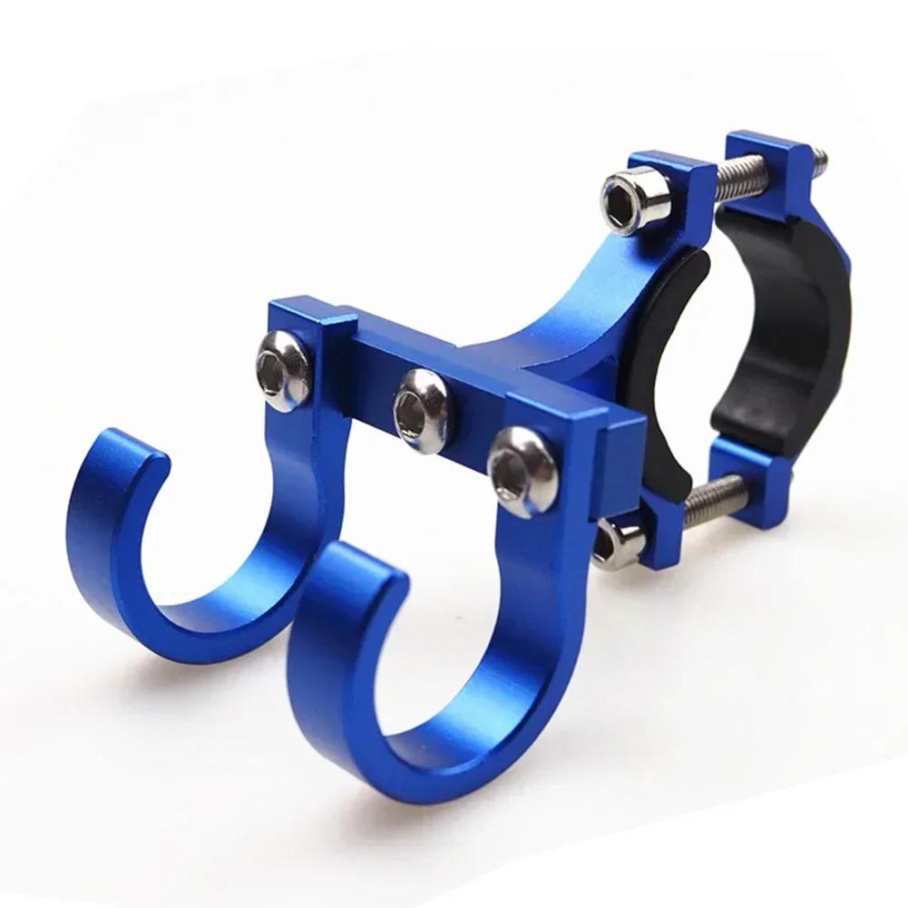 Electric Scooter Double Metal Hooks Simple Bike Shelf Tube Storage Hanger Buckle Hooks Hooks Ebikes Portable Helmet Rack