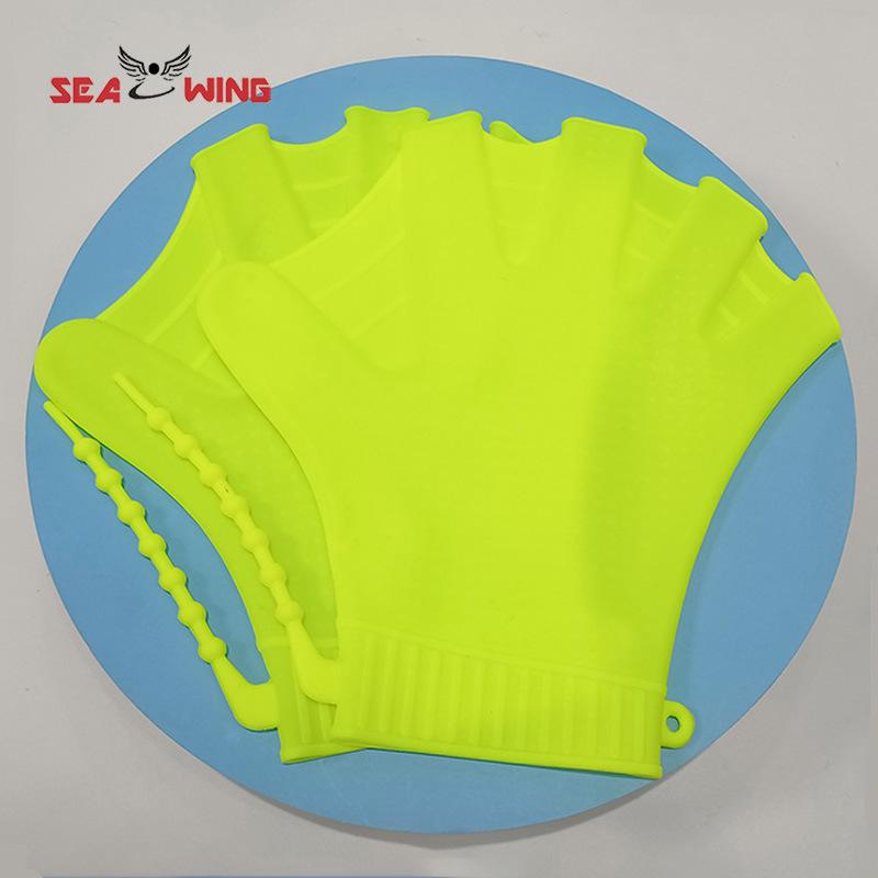 Silicone Swimming Paddles for Adults & Kids – Duck Feet/Frog Hand Design for Diving & Water Sports