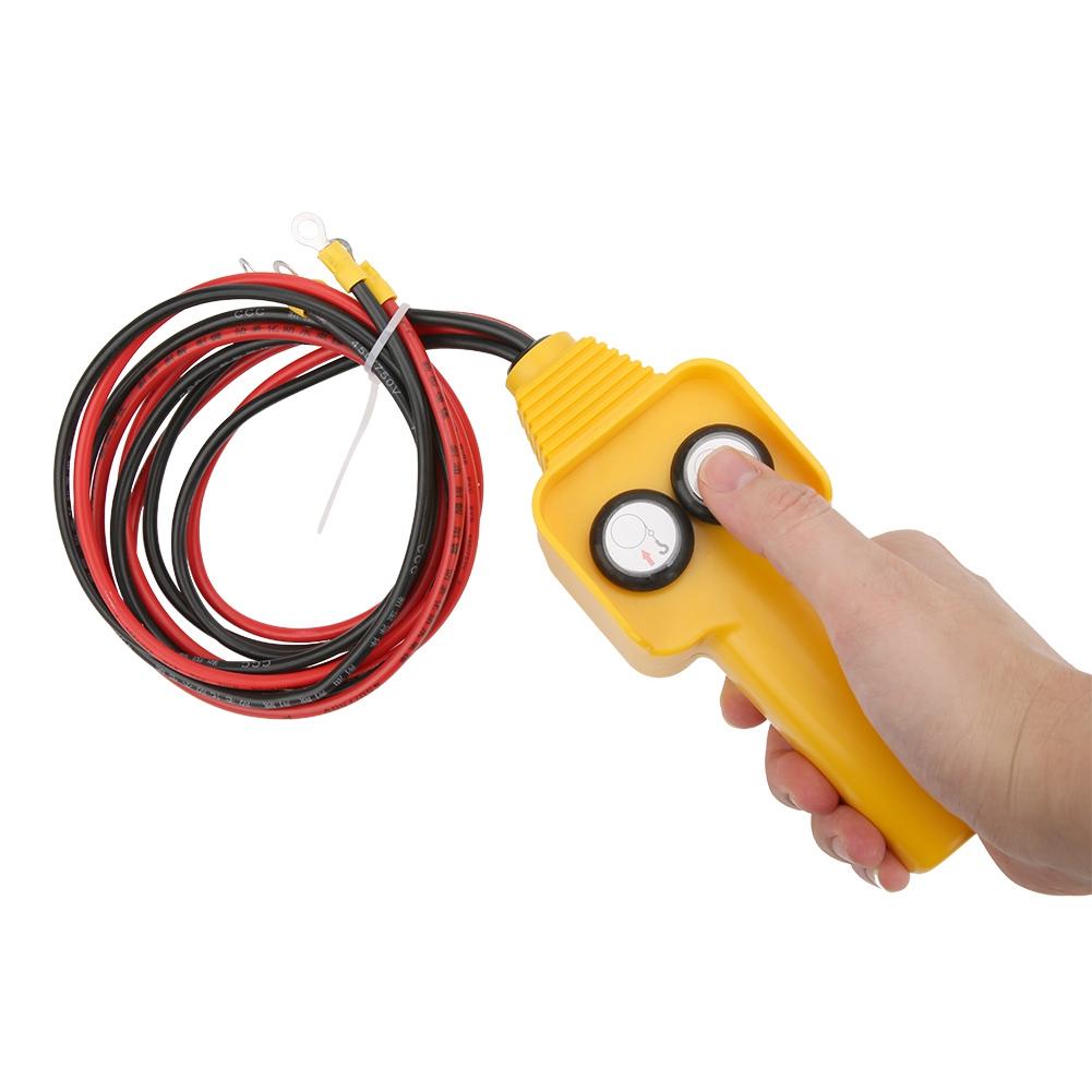 Electric Winch Mechanical Accessory 12V 4500lb Industrial Vehicle Dual Use for Off Road