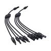 Solar Panel Connector 4 Branch Y Type Parallel Connector Solar Panel Extension Cable PV Wire Adapter