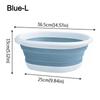 New Plastic Folding Basins Hangable Easy to Carry Folding Laundry Tub Wash Basin for Home Student Dormitory
