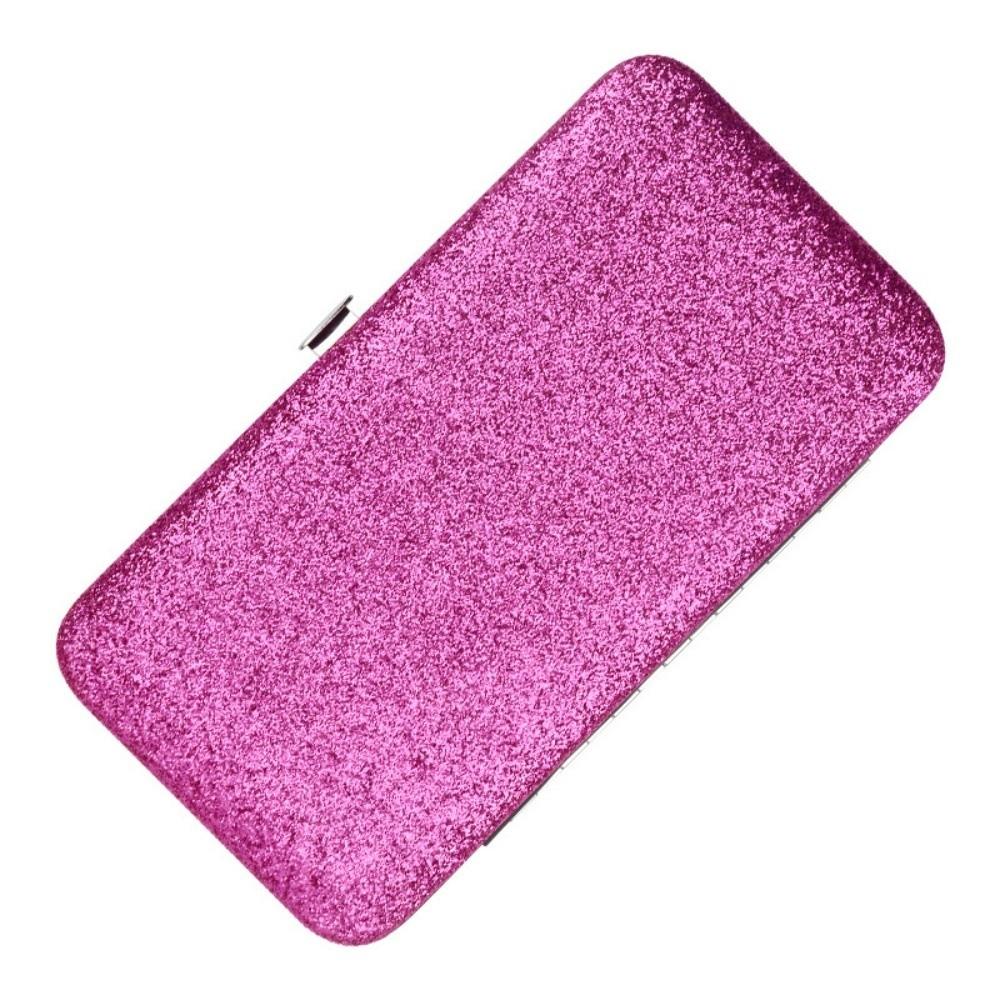

New PVC Eyelash Tweezer Bag Colourful High Quality Tweezers Protective Box Makeup Tools Storage Kit фіолетовий