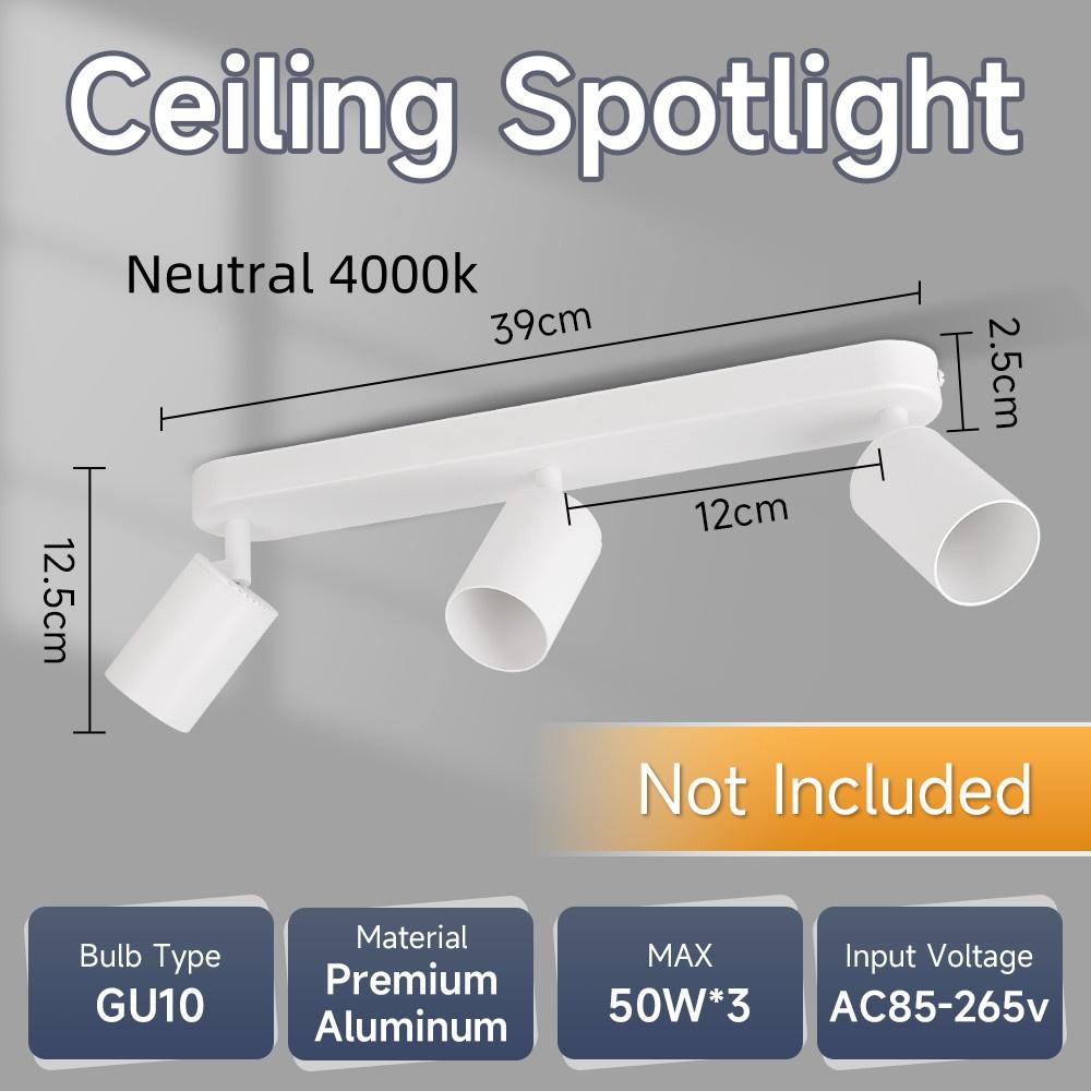 Household Minimalism LED Ceiling Lights Indoor Lighting Track Rail Lamp Replaceable Bulb Ceiling Spotlight