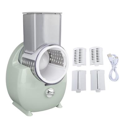 Grattugia Elettrica per Verdure Portatile Ricaricabile Multifunzionale Taglia Verdure per Patate Ravanelli