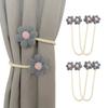 4pcs Creative Petal-shaped Curtain Tiebacks