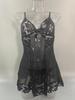 V-neck Lace Patchwork Camisole: Sexy, See-through European/American Style Lingerie & Pajamas