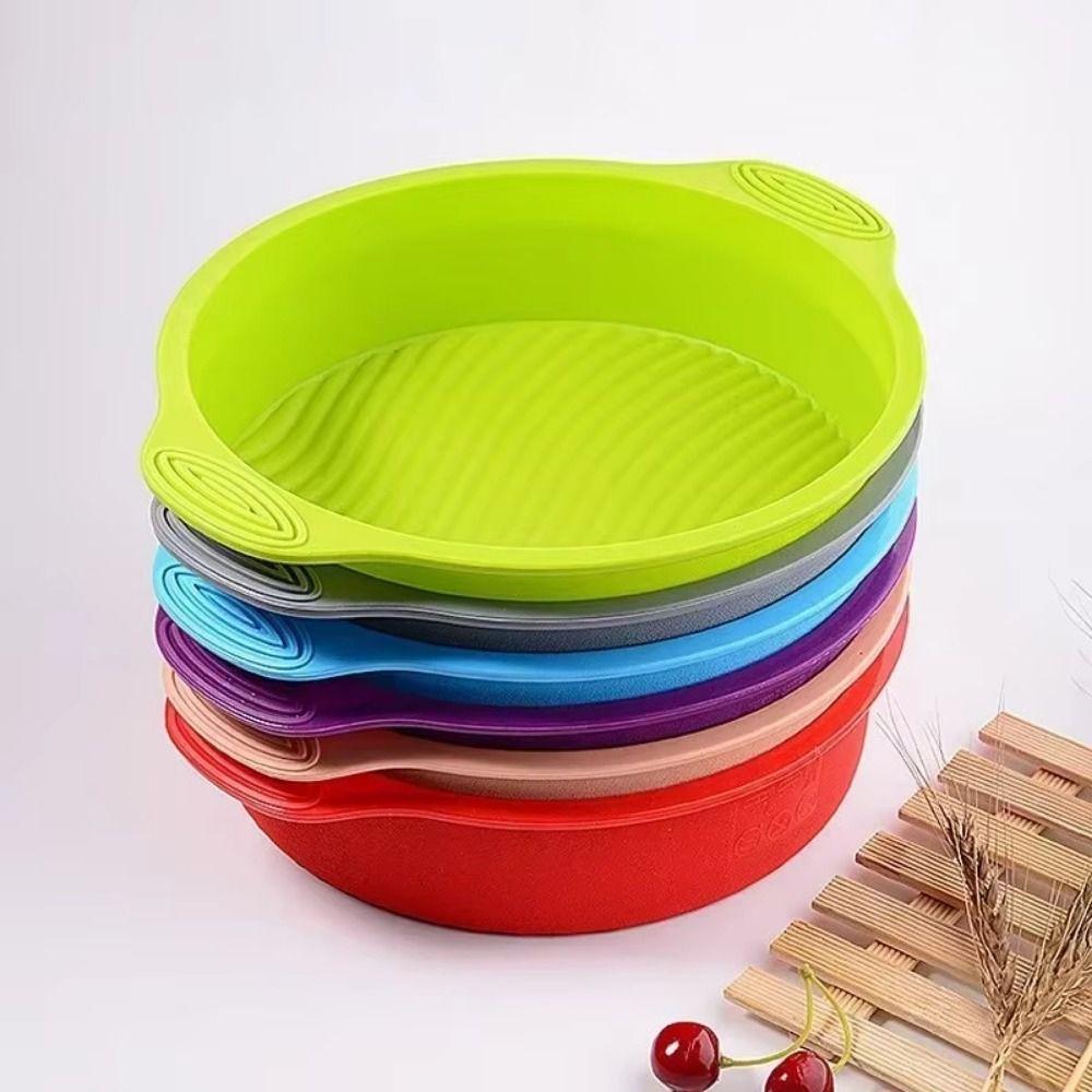 Creative Round Silicone Mold DIY Silicone Baking Pan Food Grade Muffin Cake Mold Baking Tool