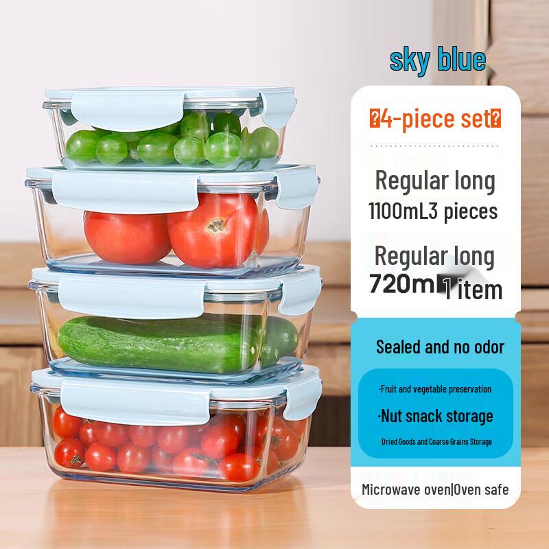 Huihuang H Skleněné nádoby na potraviny potravinářské kvality