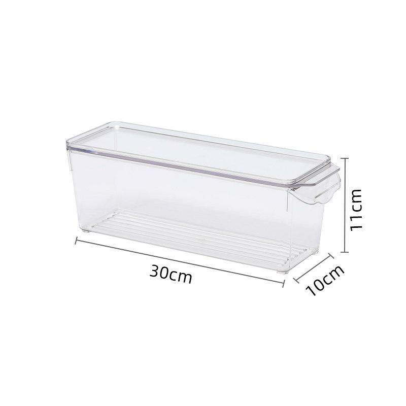 Food-Grade Transparent Refrigerator Storage Box – Large Capacity for Kitchen Organizing