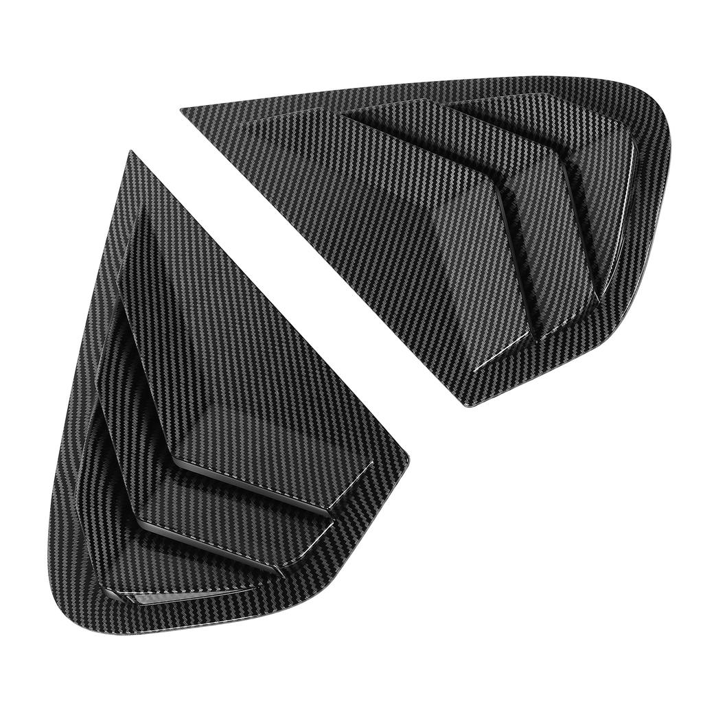 2 Pcs Rear Side Window Louver   Side Window Louvers Shutter Panel Trim for X6 E71 E72 2008 To 2014