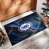 Chelsea FC Printed Flannel Area Rug Non Slip Soft Polyester Floor Carpet Indoor Decor Mat for Bedroom Living Room Sofa Game Room Home Decoration
