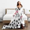 Dalmatian Blanket Dog Puppy Fleece Throw Blanket Super Soft Warm Cozy Fuzzy Plush Dogs Blanket Gifts For Girls Boys Kids Room