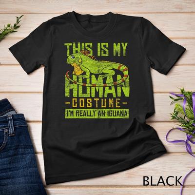 Dies ist mein Menschenkostüm Ich bin wirklich ein Leguan Unisex T-Shirt