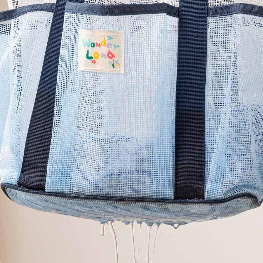 Handbag Mesh Toiletry Bag Fresh Color Hanging Shower Organizer Clothes Storage Bag  Fresh Color