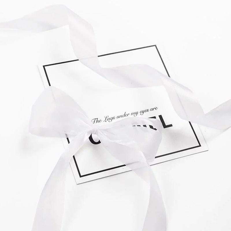 

20Yard/Roll 20Yard Bowknot Gift Box Festival Handicraft Beautiful 2.5CM Width DIY Packing Ribbons Translucent Chiffon Ribbons 2.5cm