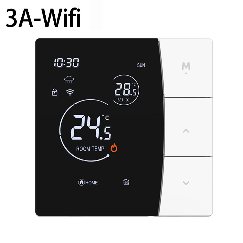 Energy Efficient Heating Control Home Automation Remote Control Thermostat 86*86*41 MM Electric Floor Heating Compact Design