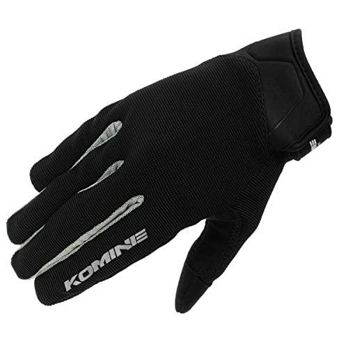 KOMINE (KOMINE) Motorcycle Gloves GK-1683 Ride Mesh Gloves Alessia Black Silver M