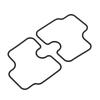 ABTU-16Pcs Carburetor Repair Kit Bottom Shell Gasket For HONDA CB500 CB600F CB1000F CB1000 CB 500 1000 F S PC32 PC34 CB500S
