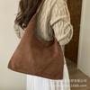 Fashion Commuter Large-capacity Bag Women's 2025 New Retro Suede Design Tote Bag Premium Shoulder Bag