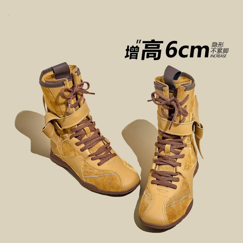 Summer and autumn new 6 thick-soled breathable retro women's Martin boots versatile casual sports shoes