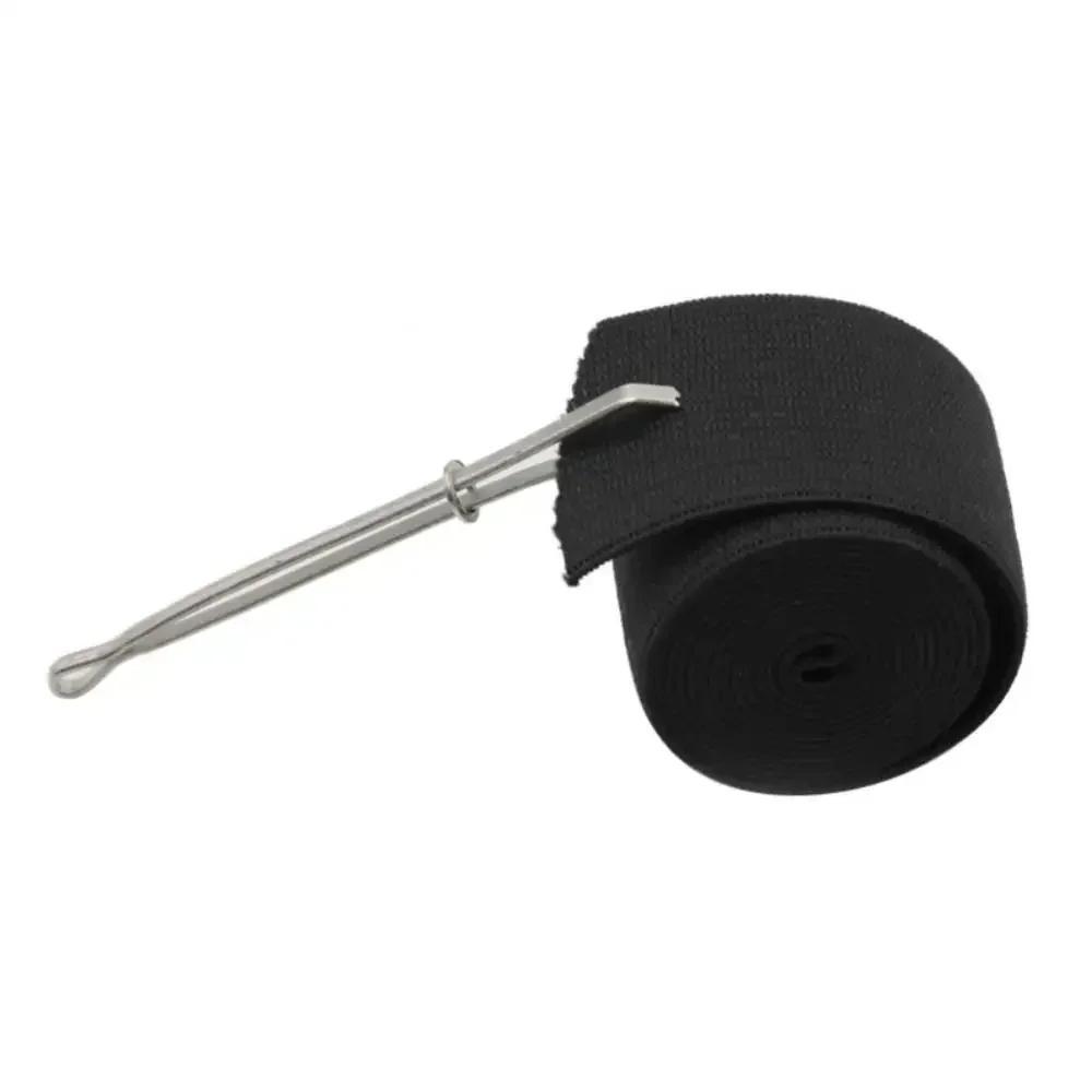 2 pcs Garment Clips Sewing Tools Elastic Band Punch Cross Stitch Threader Wear Elastic Clamp Threading Device New