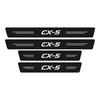 For Mazda CX-5 Car Door Plate Sill Scuff Cover Anti Scratch Protector Stickers