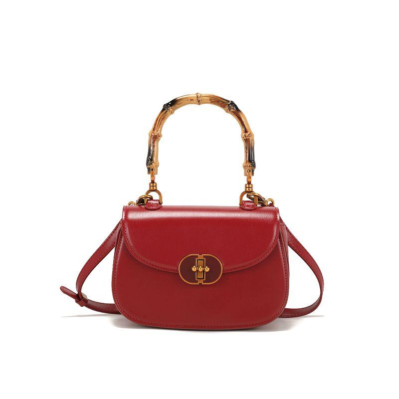 

Подарок на день рождения Сумка женская в китайском стиле Вышивка бамбуком Section C wine red