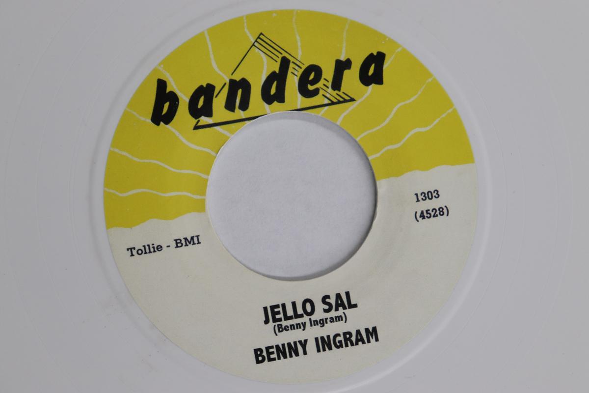 

7inch Record BENNY INGRAM / RICK EMERSON, SIDEWI - Jello Sal / Gully Washer 1303 BANDERA US Rock Used