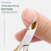 Stainless Steel Nail Nippers & Cuticle Remover Scissors - Manicure Tools for Dead Skin and Nail Care.