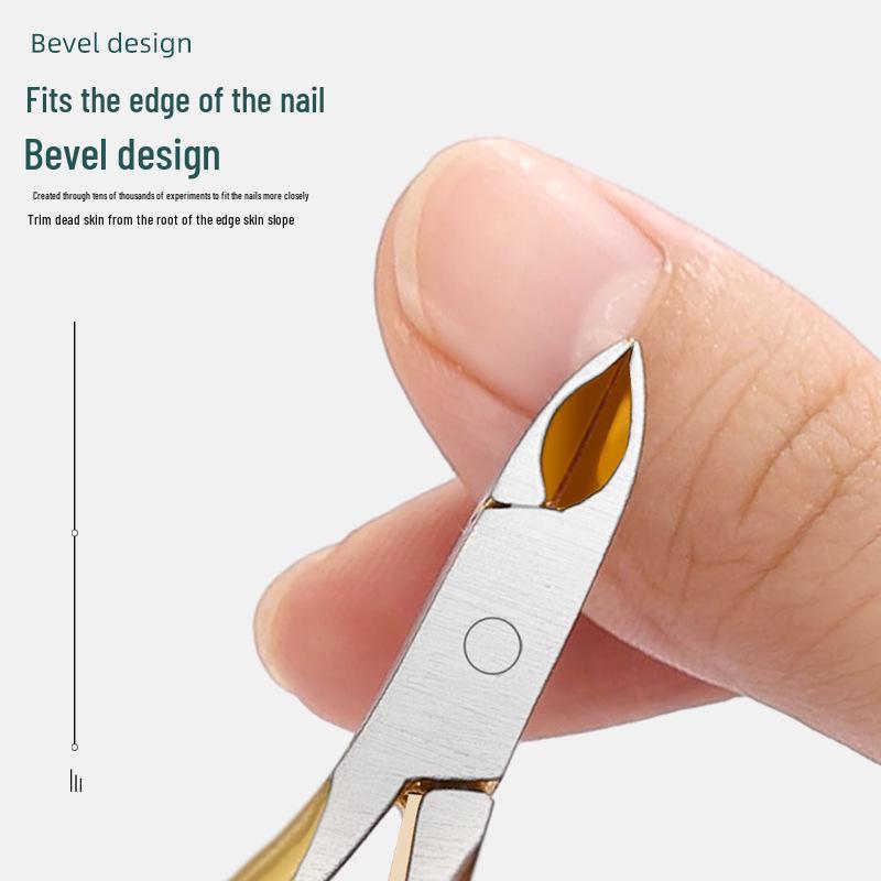 Stainless Steel Nail Nippers & Cuticle Remover Scissors - Manicure Tools for Dead Skin and Nail Care.