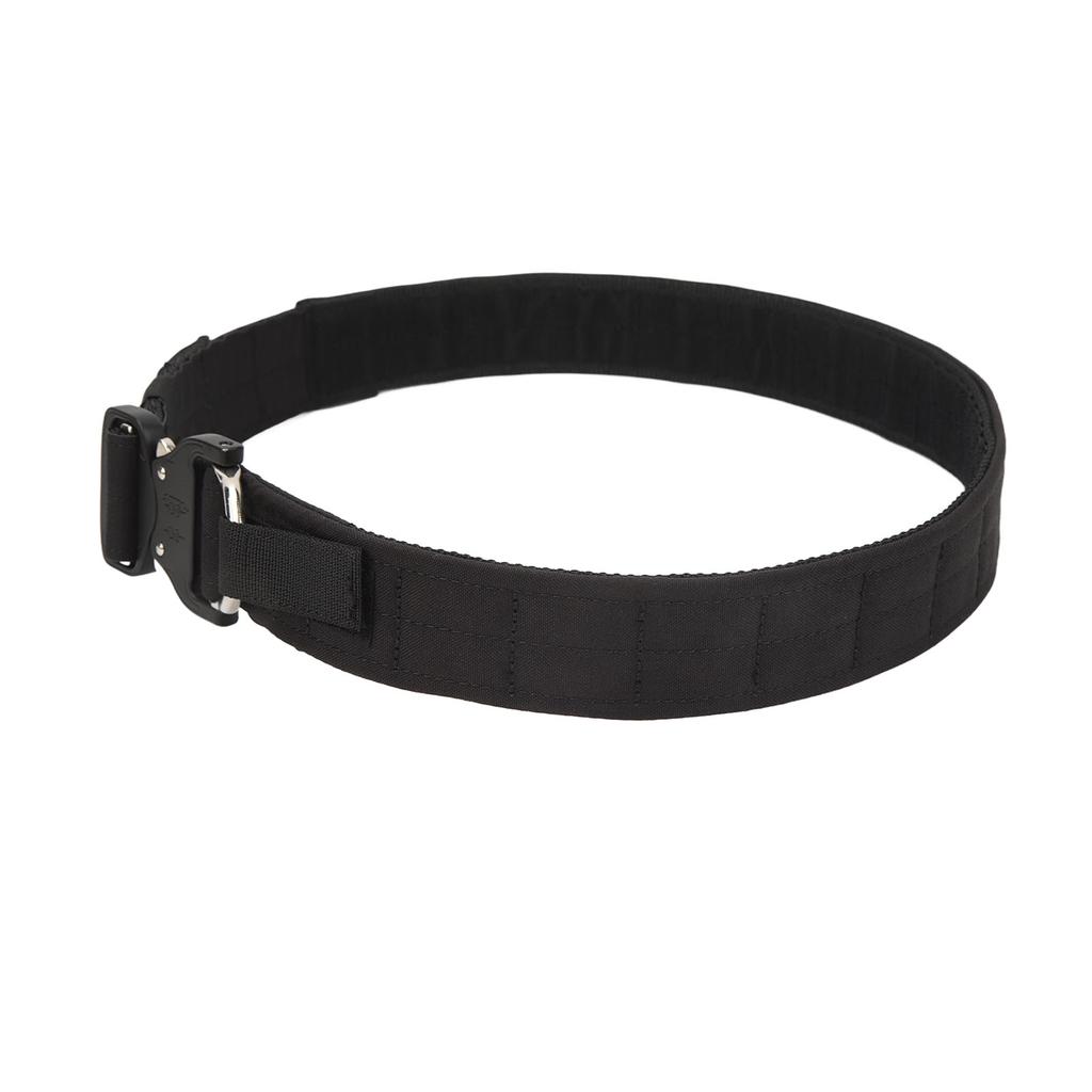 Combat Belt Battle Belt Quick Release 2 Layer Metal Buckle Hook and Loop Multifunctional Rigger Belt for Outdoor Work