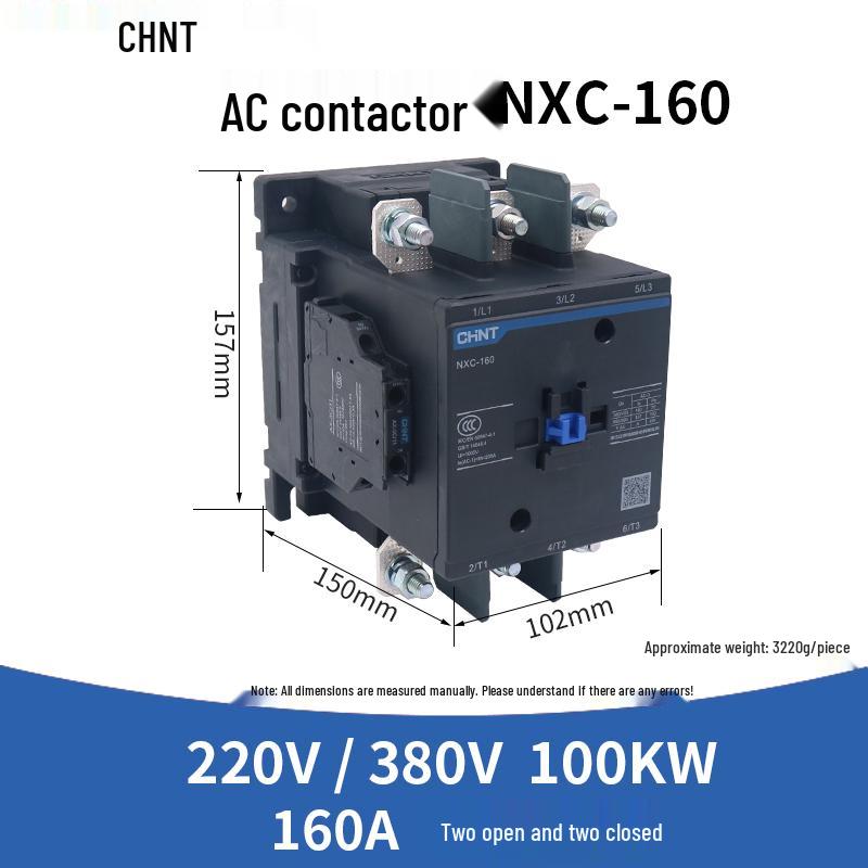 Chint AC Contactor CJX2 Series 65A, 220V/380V, 09-40A Range