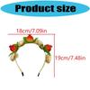 Lightweight Flower Headbands Fashion Hair Accessory Comfortable Hairpiece Costume Hairpiece For Weddings Parties