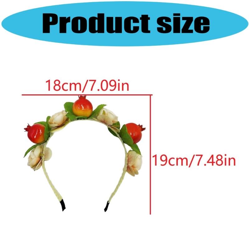 Lightweight Flower Headbands Fashion Hair Accessory Comfortable Hairpiece Costume Hairpiece For Weddings Parties