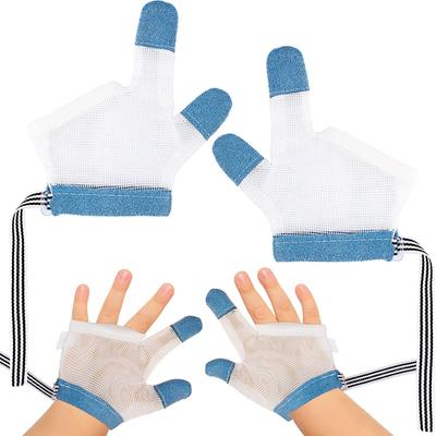1 Paire Gants de Protection Anti-Morsure pour Mains Bébé et Enfant Prévenir Morsure Doigts Ongles Gant pour Tout-Petit Enfants Ensemble Inoffensif