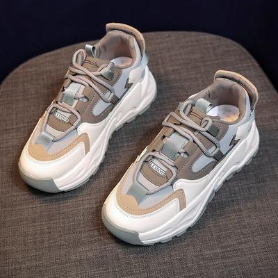 Dad Shoes Ins Trend Innenhöhe Dicke Sohle 22er Herbst Neu Atmungsaktive Sportschuhe Freizeit