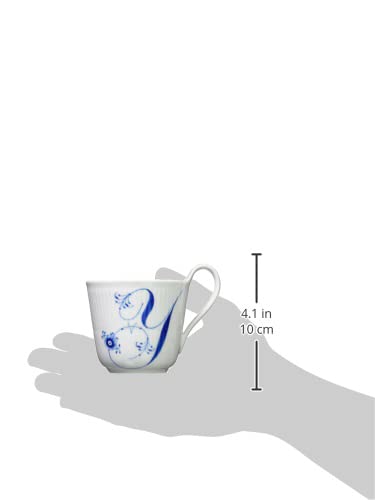 [Officially Imported] Royal Copenhagen Blue Fluted Plain High-Handle Mug, 330ml, "Y," Wedding Gift, 1017163