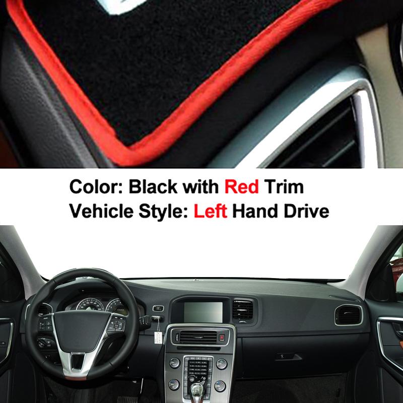 

Car Dashboard Cover DashMat Carpet Cape For Volvo S60 2010 2011 2012 2013 2014 2015 2016 2017 Without Audio Protector Cushion